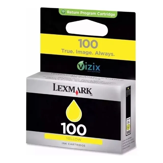 Cartucho Lexmark 100xl Amarillo 4000 5500 Original