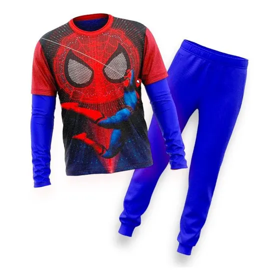 Pijama De Spiderman Para Niños 