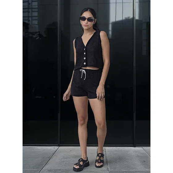 Blusa Sin Mangas Tejida Para Mujer - Modelo Cuba De Nano