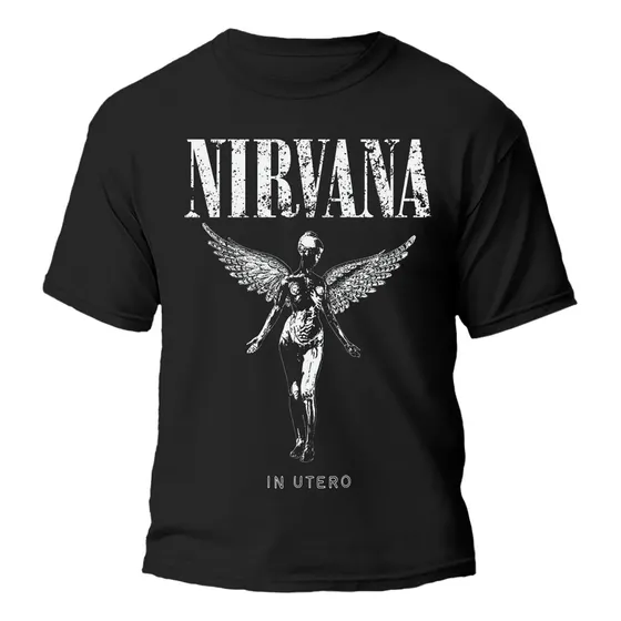 Remera Nirvana In Utero Exclusivo 100% Algodón