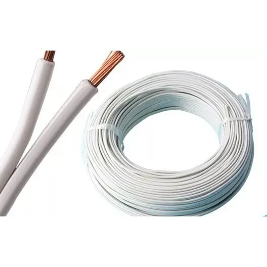 Cable Gemelo 2 X 1 Blanco Precio Por 50 Metros