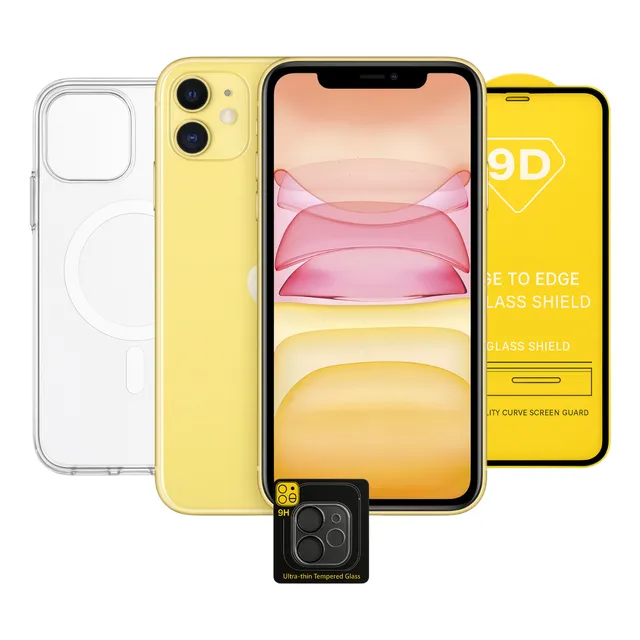 Apple Iphone 11 (64gb) - Desbloqueado (grado A) C/accesorios Amarillo (Reacondicionado)