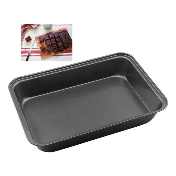 Bandeja Tortera Rectangular 26x16x5 Tortas Brownie Molde