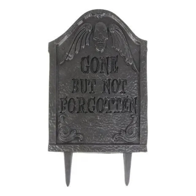 Placa Lapide Decoração Halloween Enfeite Festa Balada Grama