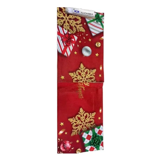 Set Alfombra De Cocina Navideños 40x120 Cm