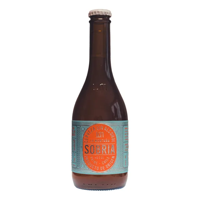 Cerveza Sin Alcohol La Montaña La Sobria 4 Pack 330 Ml