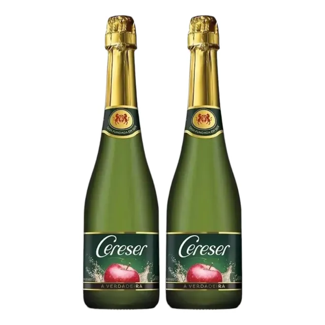 Sidra Cereser Maçã 600ml Kit C/02 Garrafas