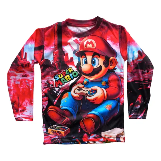 Playeras Para Niños Mario, Sonic, Dragon Ball