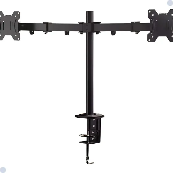 Suporte Mesa Para 2 Monitores E Tv Bi-articulado 13 Até 32 Pol Cor Preto MXT