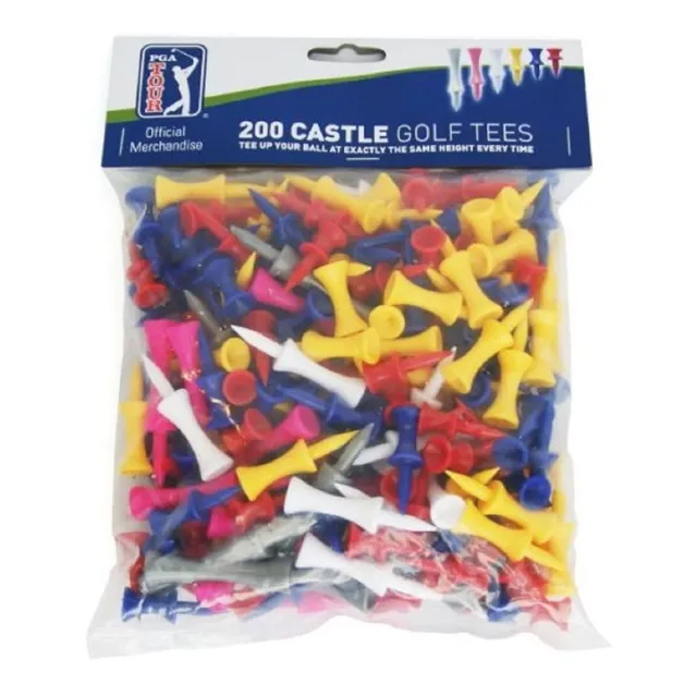 Pga Tour 200 Castle Camiseta Golf Color Rojo Amarillo