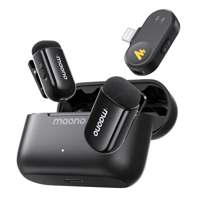 Maono Micrófono Inalámbrico Solapa Para Lightning T1 Mini