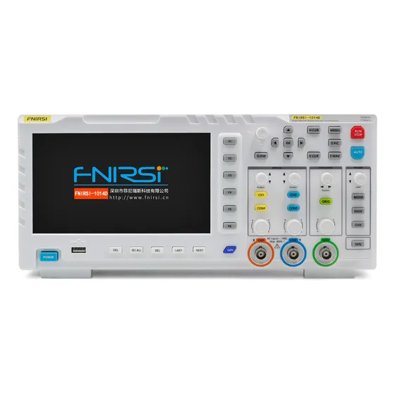 Osciloscopio Digital De Banco (2en1) Fnirsi 1014d 100mhz 2ch