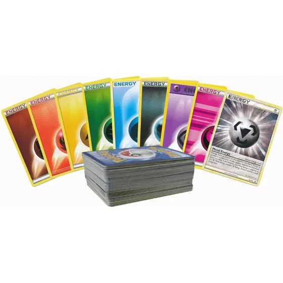 50 Cartas Energía Pokemon Originales