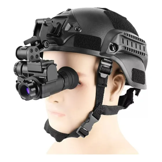 Monóculo Visão Noturna Infravermelho Nvg10 + Capacete 