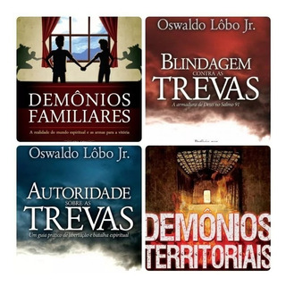 Kit 04 Livros Batalha Espiritual Demônios Territoriais E Kit 04 Livros Batalha Espiritual Demônios Territoriais E
