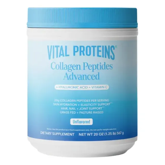 Vital Proteins Polvo Péptidos de Colágeno con Vit C y Ácido Hialurónico 567gr | Cuotas sin interés