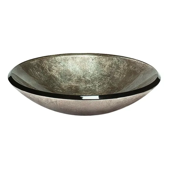 Bacha Redonda De Apoyo Dune Silver 46cm