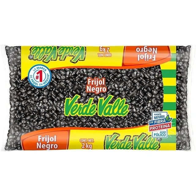 Frijol Negro Verde Valle De 2 Kg