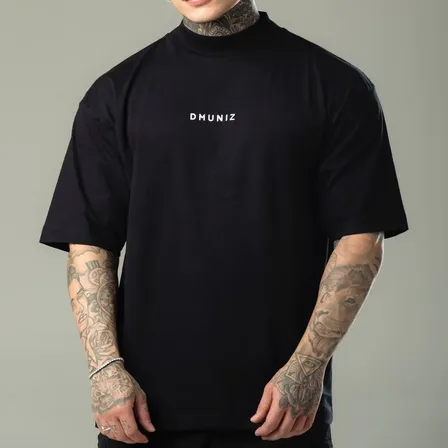 Camiseta Oversized Estampada Dmuniz Camisa Premium