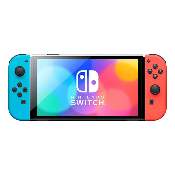 Consola Nintendo Switch Oled Neon Azul Y Rojo