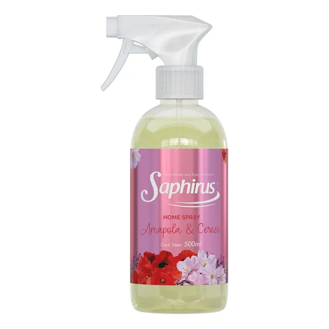 Aromatizante Saphirus Spray Hogar Textil Ambientes 500 Ml