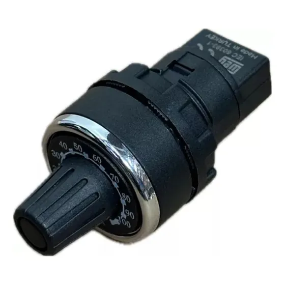 Potenciômetro 5k Rotativo 22mm P/ Inversor De Frequencia Weg