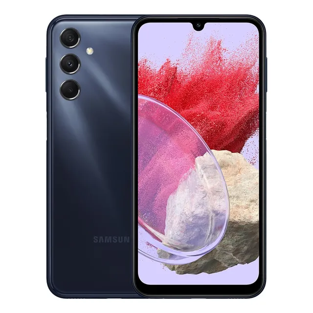 Samsung Galaxy M34 5g 128gb 6gb Ram Mega Bateria 6000mah Câmera Tripla 50mp+8+2 Octacore 6.5  120hz - Azul Marinho