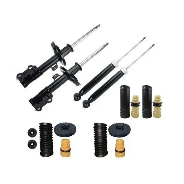 4 Amortecedor +kit Suspensão Prisma 2013 2014 2015 2016 2017