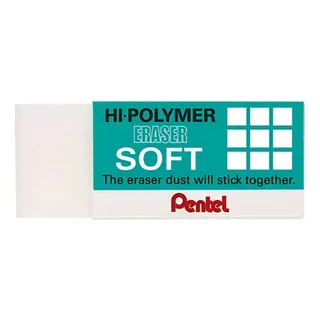 Borracha Profissional Pentel Hi-polymer Soft Pequena Borracha Profissional Pentel Hi-polymer Soft Pequena