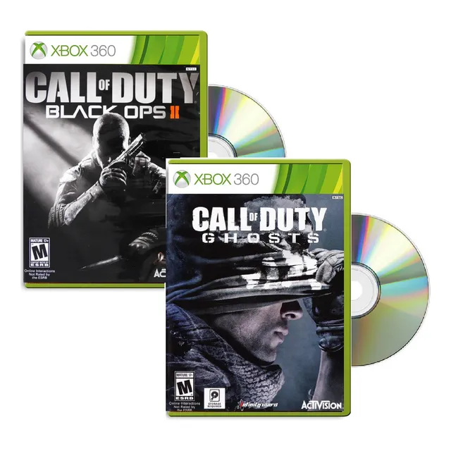 Call Of Duty: Black Ops Ii Y Ghosts - Xbox 360 Físico (Reacondicionado)