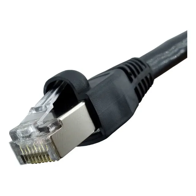 Patch Cord Cat6 Stp Blindado 100% Cobre - 50 Centímetros 
