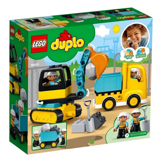 Lego Duplo Camión Y Excavadora Con Orugas 10931