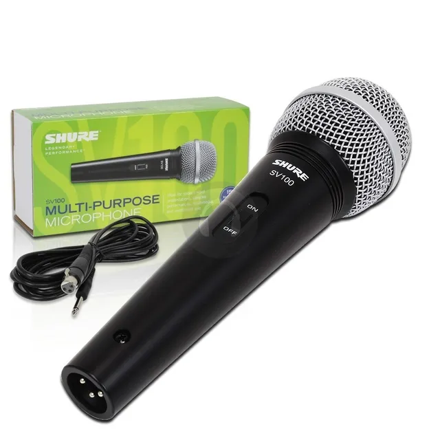 Micrófono Shure Sv100 Vocal Cardioide C/cable Xlr A 1/4plug