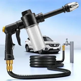 Pistola De Lavagem De Carros Portátil Sem Fio, 3 Modos De Pu 1 Pcs 0