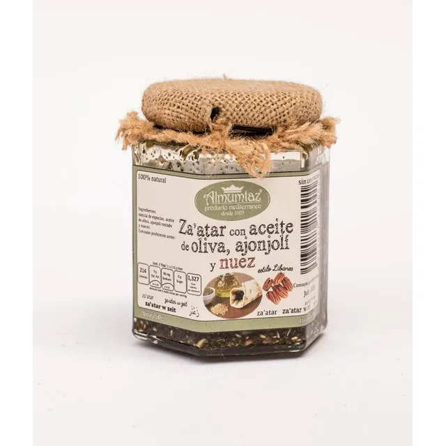 Za'atar En Aceite De Oliva, Ajonjolí Y Nuez 250g Almumtaz