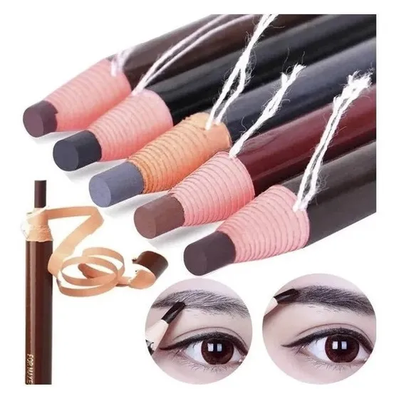 Lápiz Dermografico Cera Cejas Perfilado Microblanding 