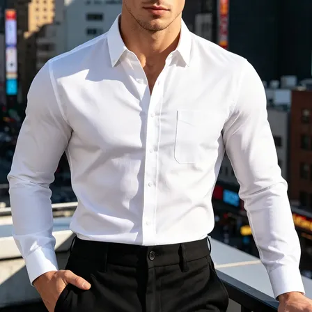 Camisa Slim Fit Oxford Para Hombre Vestir Casual Casey Kevin
