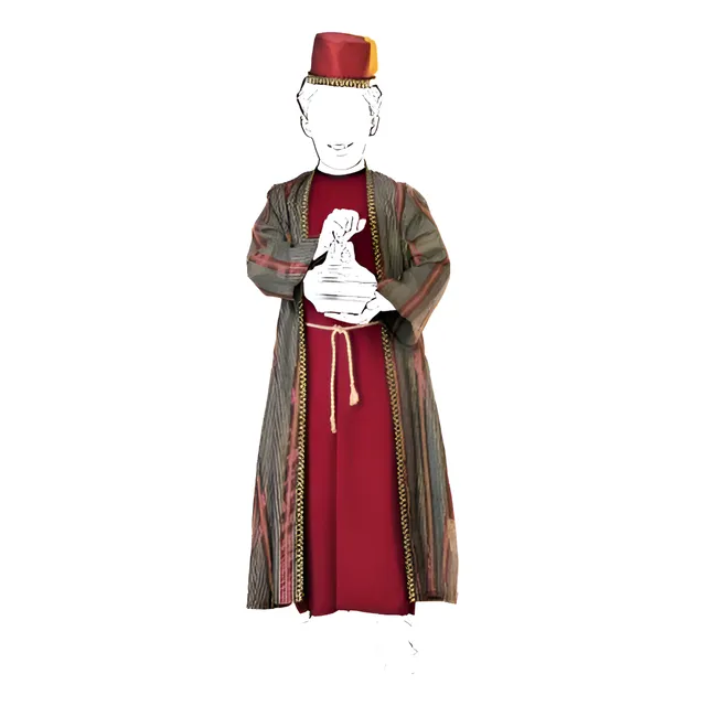 Moldes  Traje Rey Mago (balthazar), Navidad