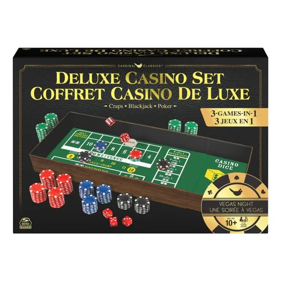 Juego De Mesa Casino De Lujo 3 En 1