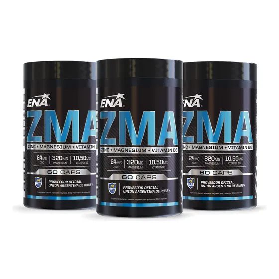 Zma Ena Zinc Magnesio Vitamina B6 Pack X 3