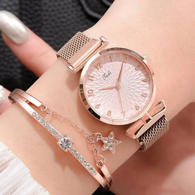 Set De Reloj Y Pulsera Para Dama