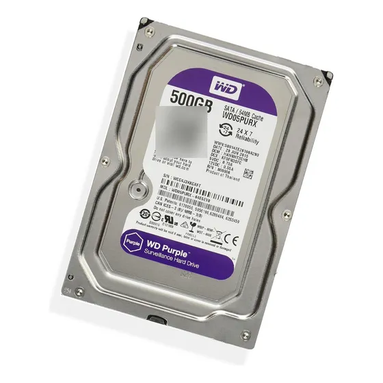 Hd 500gb Purple Roxo Dvr Intelbras Dvr Segurança Eletronica