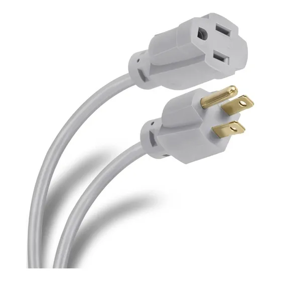 Cable De Extensión Eléctrica Steren 3m 1 Toma Para Uso Rudo