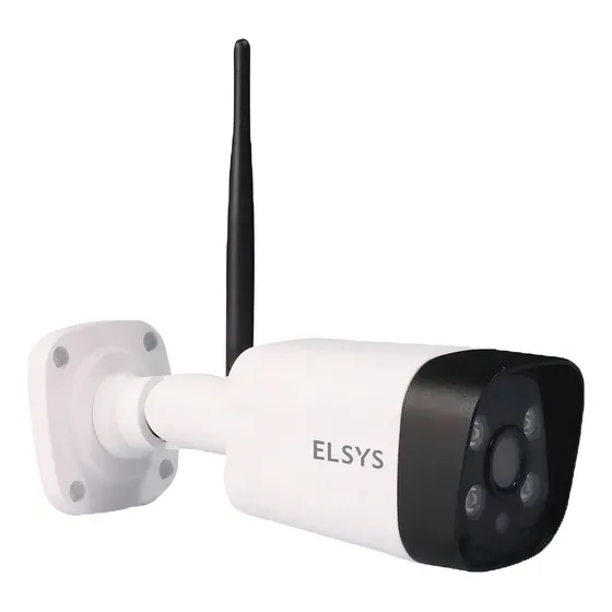 Câmera de segurança Elsys ESC-WB3F com resolução de 2MP visão noturna incluída branca