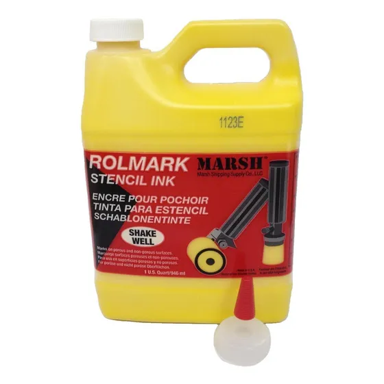 Tinta Amarilla Para Esténcil En Lata De 1 Qt De La Marca Mar