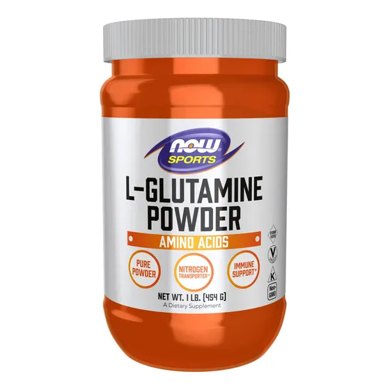 Polvo Puro De L-glutamina Supplement Now Sports, 454 G