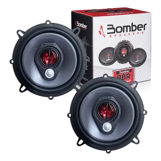Par Alto Falante Suzuki Jimny Bomber Bbr 5 Pol. Bbr 100w Rms