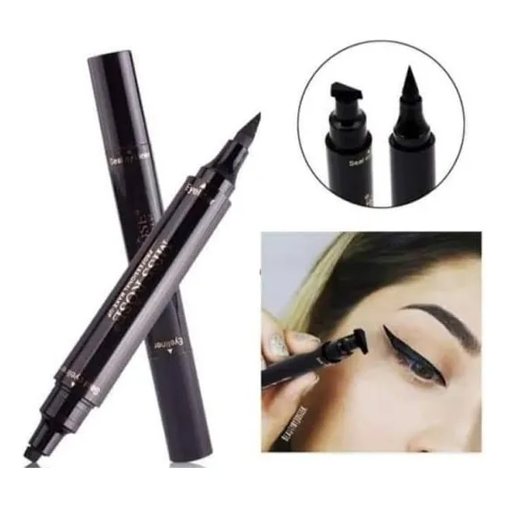 Delineador Ojos Cola Gato 2 En 1 Gatito Tatoo Cat Eyes Sello