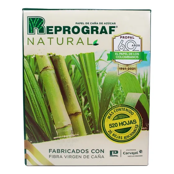 Papel Carta Reciclado Paquete Con 520 Hojas 72g Ecologico Color Marrón Claro