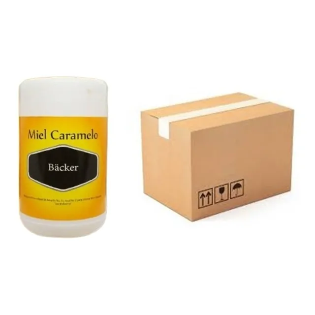 Colorante Vegetal Miel Caramelo En Polvo Backer X Caja 12und